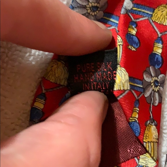 Biagiotti Uomo Hand made 100% pure silk Tie - Picture 5 of 6